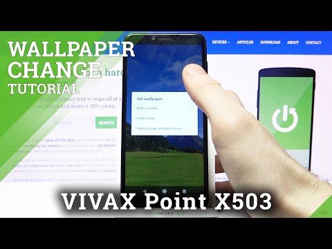 How to Change Wallpaper on VIVAX Point X503 – Set Up Wallpaper on Home Screen and Lock Screen