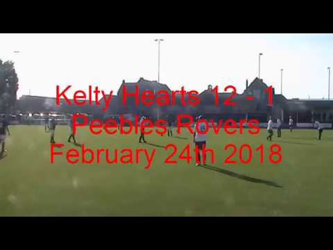 Kelty Hearts 12-1 Peebles Rovers February 24th 2018