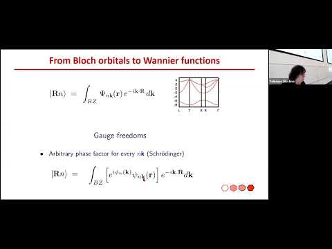 Wannier functions - Nicola Marzari