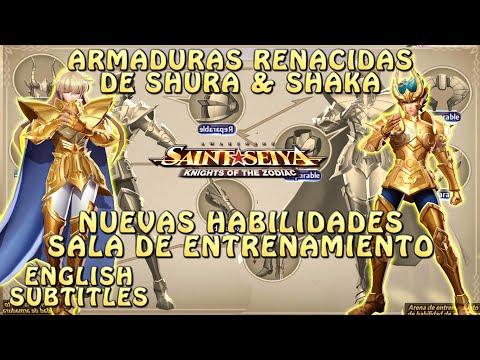 RENACIMIENTO DE SHURA Y SHAKA!! DETALLES Y SALA DE ENTRENAMIENTO! Saint Seiya Awakening