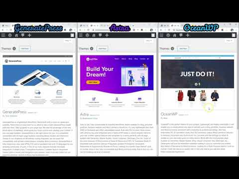 Speed Test: GeneratePress vs Astra vs OceanWP - Which is the Fastest?