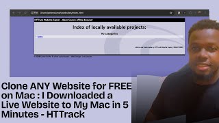 Clone ANY Website for FREE on Mac : I Downloaded a Live Website to My Mac in 5 Minutes - HTTrack