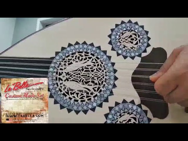 اوتار لابيلا لوت دوزان دو-دو شرقي 11 وتر نايلون + فضة ابيض