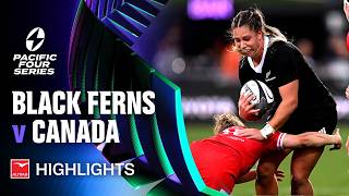  HIGHLIGHTS | Black Ferns v Canada | 2026, Pacific Four Thumbnail