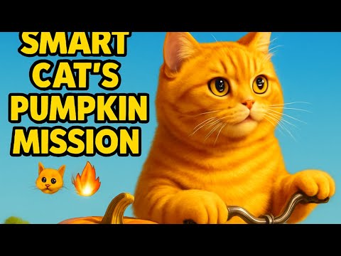 From Field to Feast! 🚜🎃🍽️ | Smart Cat's Pumpkin Mission 😹🔥