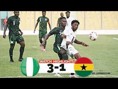 NIGERIA 3-1 GHANA HIGHLIGHTS & GOALS | CHAN QUALIFIERS
