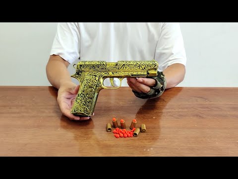 Colt M1911 Auto Shell Ejection Toy Gun Unboxing 2024 - Blowback Pistol
