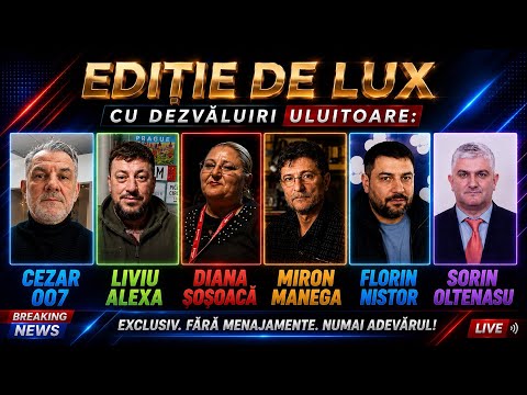 CEZAR 007, LIVIU ALEXA, DIANA SOSOACA,MIRON MANEGA ,SORIN OLTENASU, FLORIN NISTOR || Dan Diaconescu