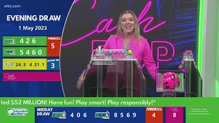 Evening SC lottery results for May 1, 2023
