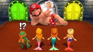【マリオパーティ9】ミニゲーム対決！ミケランジェロは3人のマーメイドプリンセスに勝てるのか? 4K (UHD)