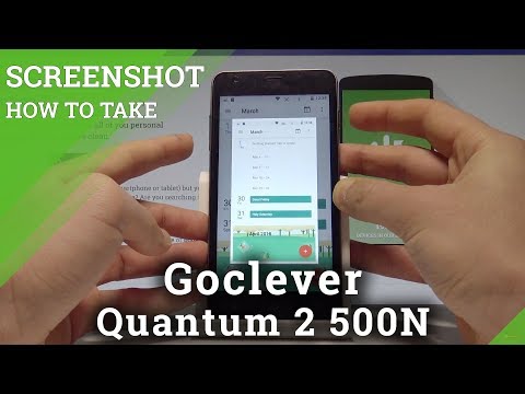 How to Take Screenshot on Goclever Quantum 2 500N - Capture Screen |HardReset.Info