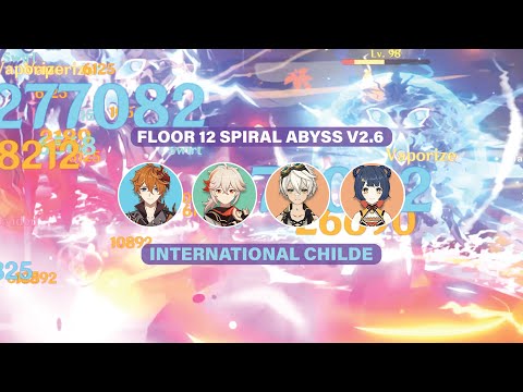 International Childe All Chambers - Floor 12 Spiral Abyss 2.6 (Genshin Impact)