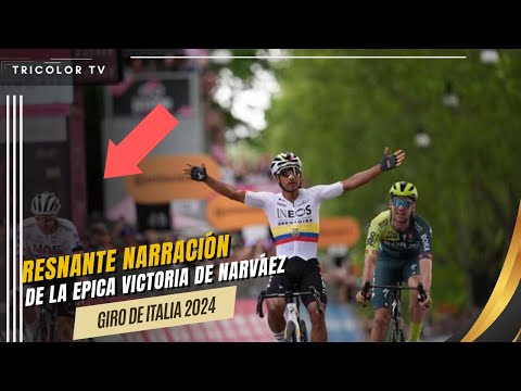 RESONANTE narración de la ÉPICA victoria de Jhonatan Narváez || Etapa 1 Giro de Italia 2024