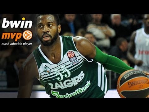 Regular Season Round 5 bwin MVP: Justin Dentmon, Zalgiris Kaunas