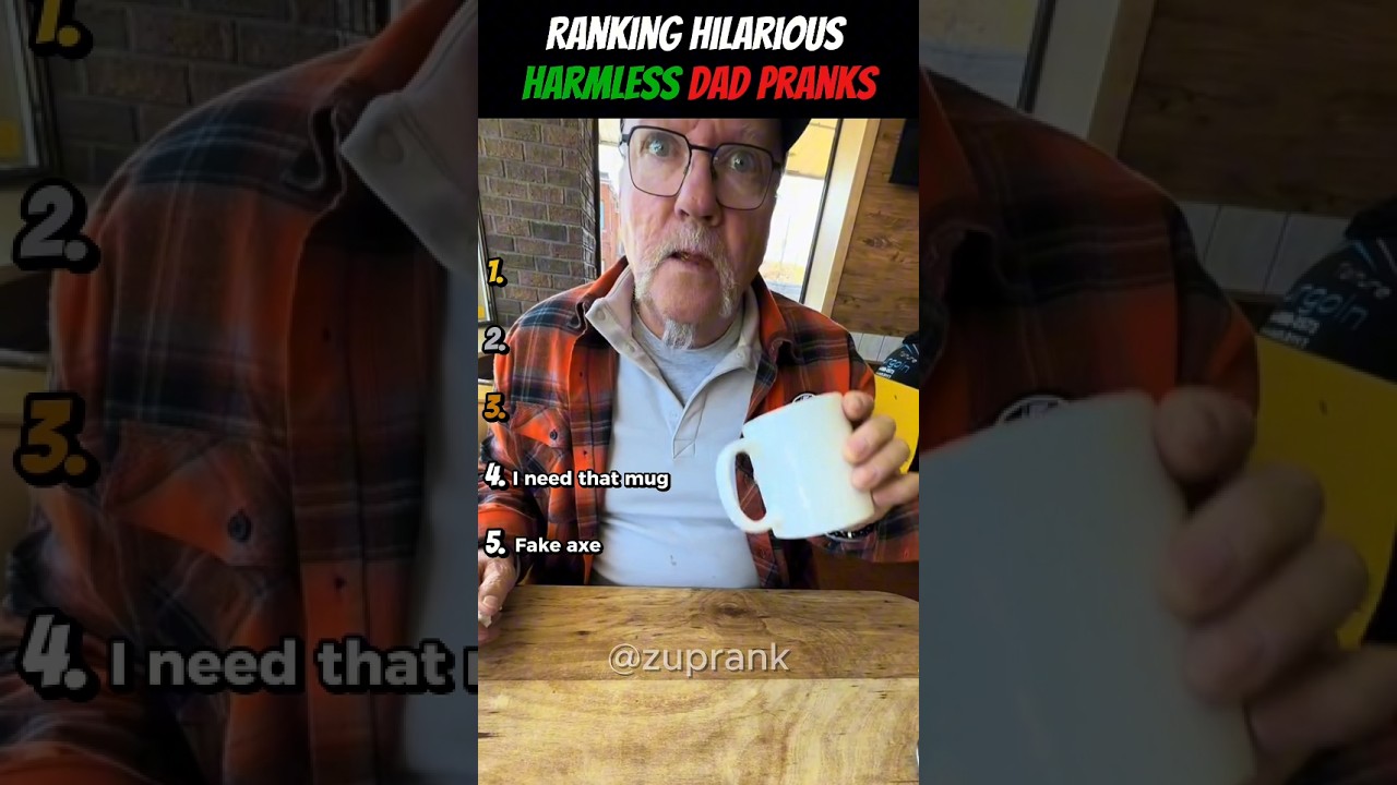Ranking the HILARIOUS Harmless dad pranks!