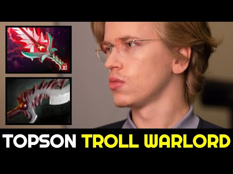 TOPSON Mid Troll Warlord is back with First Item Bloodthorn 7.32d Dota 2