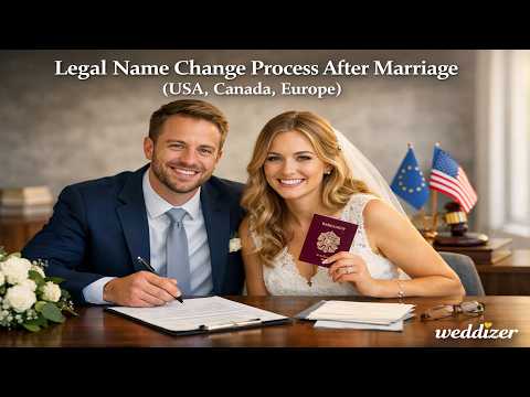 How to Change Your Name After Marriage (USA, Canada & Europe) – Step-by-Step Guide!