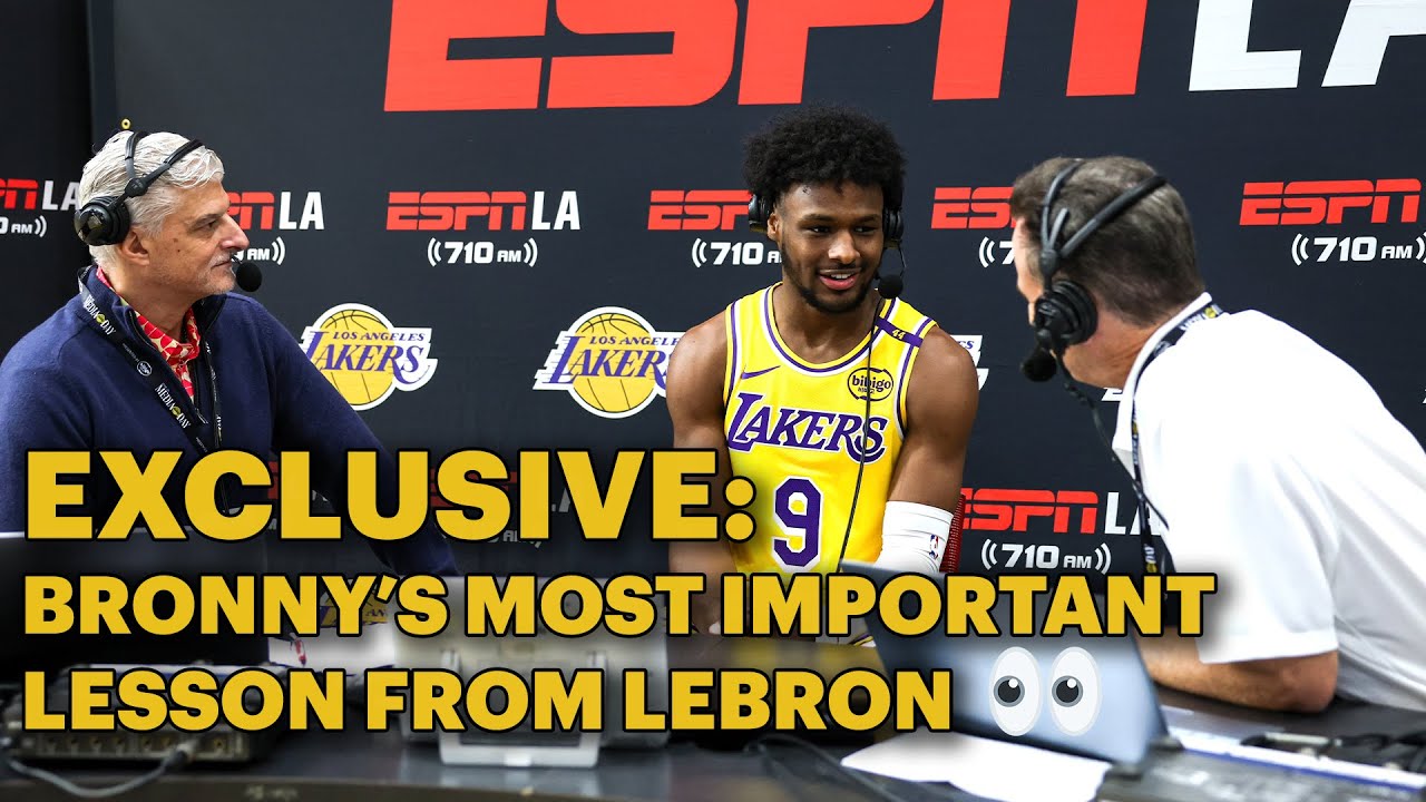 Bronny James: Lessons From Bron, Training with JJ Redick, Difference in College & NBA + More!