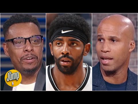 Paul Pierce & Richard Jefferson react to Kyrie Irving's comments about absence from Nets | The Jump