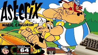 ASTERIX AND THE MAGIC CAULDRON – Commodore 64 (1986) | Gaulish Adventure with Hidden Challenges