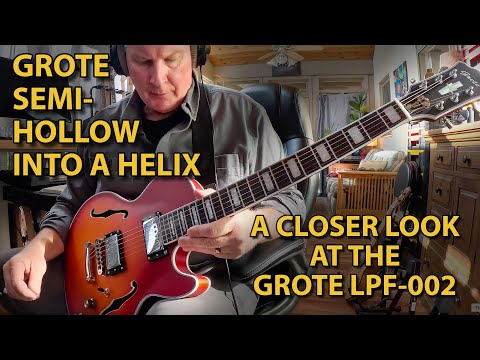 Grote LPF-002 Concise Review - Beautiful Semi-Hollow Les Paul-Type Electric Guitar!