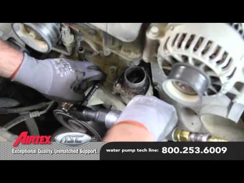 How to Install a Water Pump: 2003-96 Ford F-250 7.3L V8 diesel WP-9128 AW4119