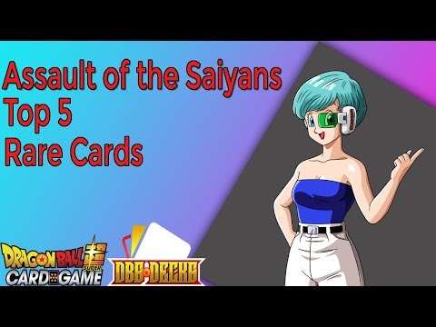 Assault of the Saiyans Top 5  Rare Cards