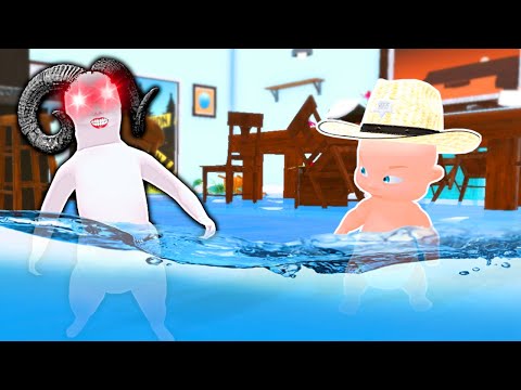 Demon Baby Flooded the House & Destroyed It! - Who's Your Daddy 2 Multiplayer