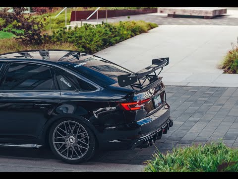APR Performance GTC-200 Carbon Fiber Wing on Audi A4 B9