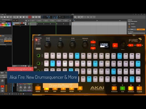 Akai Fire - New drum sequencer and much more (DrivenByMoss 17 for Bitwig / Reaper)