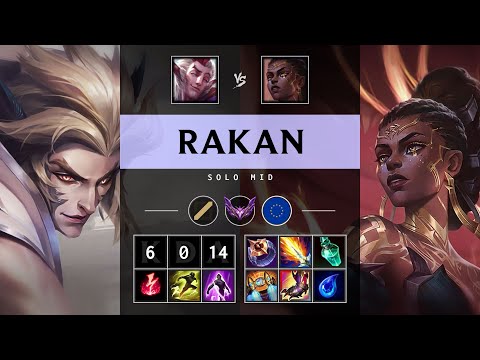 Rakan Mid vs Mel - EUW Master Patch 25.21