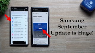 Samsung's September Update is Massive - Plus Updates To More Apps & Services