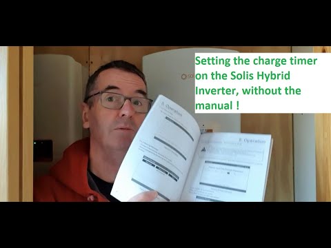 Solis Hybrid Inverter, How to set the charge time !