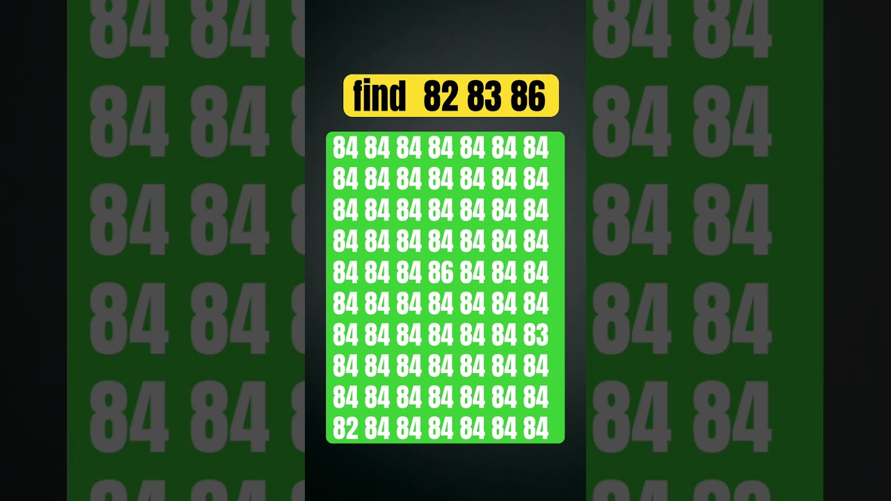 82 83 86を探せ