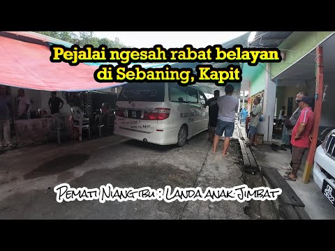 Trip to Kapit. Attending the final memorial service for my aunt in Sebaning, Kapit.