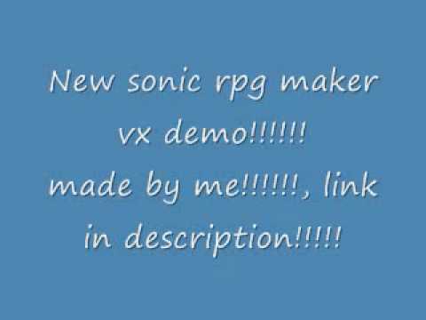 New rpg maker vx  sonic demo!!!!!