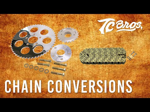TC Bros. Chain Conversion Kits For Harley Davidson Motorcycles