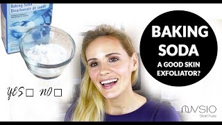 EXFOLIATE WITH BAKING SODA | Advice from a PhD Doctor | Radiant Skin Secrets