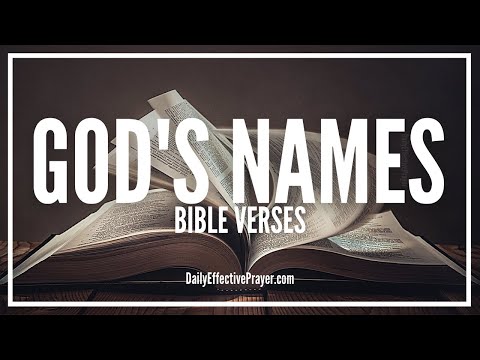 Bible Verses On God's Names | Scriptures On The Names Of God (Audio Bible) Video