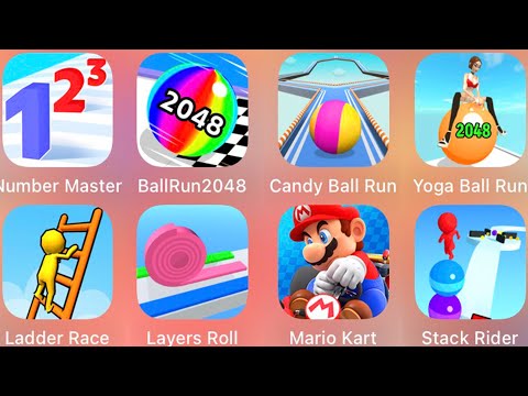 Stack Rider,Number Master,Ball Run 2048,Candy Ball,Yoga Ball Run,Mario Kart,Layers Roll,Ladder Race