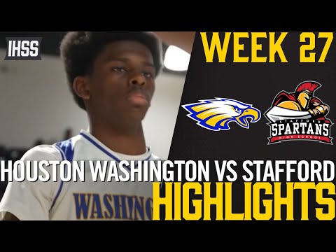Thrilling High School Basketball: Stafford vs. Washington Highlights