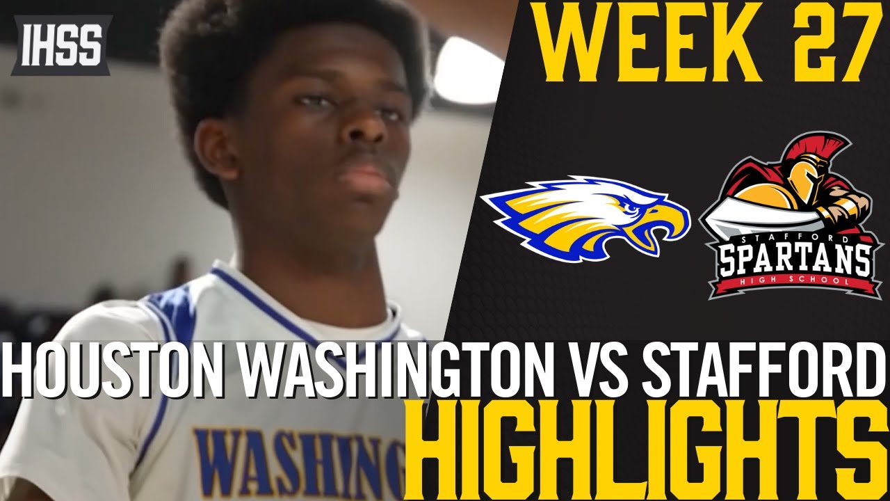 Thrilling High School Basketball: Stafford vs. Washington Highlights