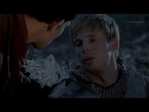 Merlin tells Arthur he loves him