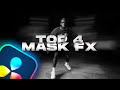 4 EPIC MASK Effects In Davinci Resolve