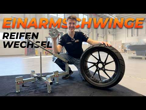 It's that easy to change the rear wheel on your BMW R 1250 GS!