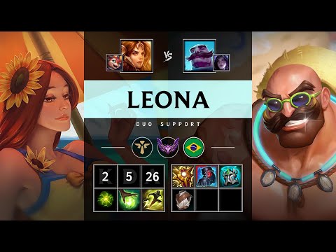 Leona Support vs Braum - BR Master Patch 25.18