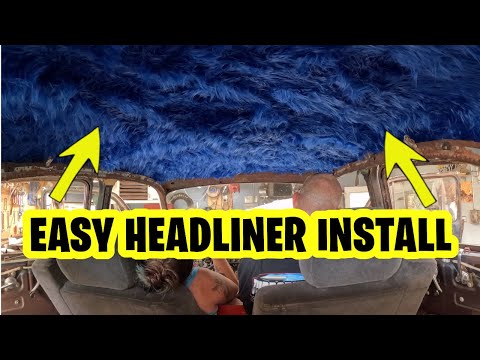 How to make AWESOME Headliner 1954 Chevy {RAT ROD}