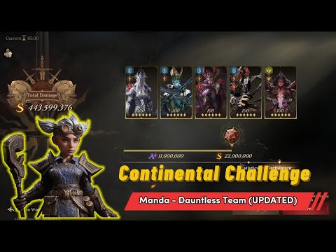 Dauntless Team vs Manda (Updated) | Continental Challenge Season 3 | Dragonheir: Silent Gods