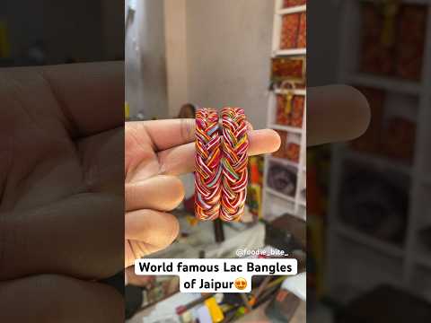 World famous Lac Bangles of Jaipur😍 #youtubeshorts #trending #viral #bangles #jaipur