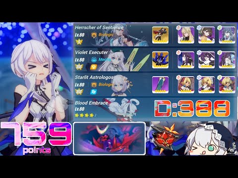 [Honkai Impact 3 SEA] EX Abyss RL (D388) - Jizo Mitama (759 pts) HS(S0) TP(SSS) SA(SSS) BE